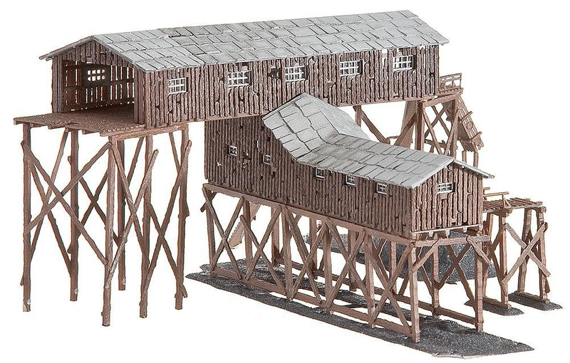 Faller - Edificio Industrial de modelismo ferroviario (10.6x20x18.5 cm
