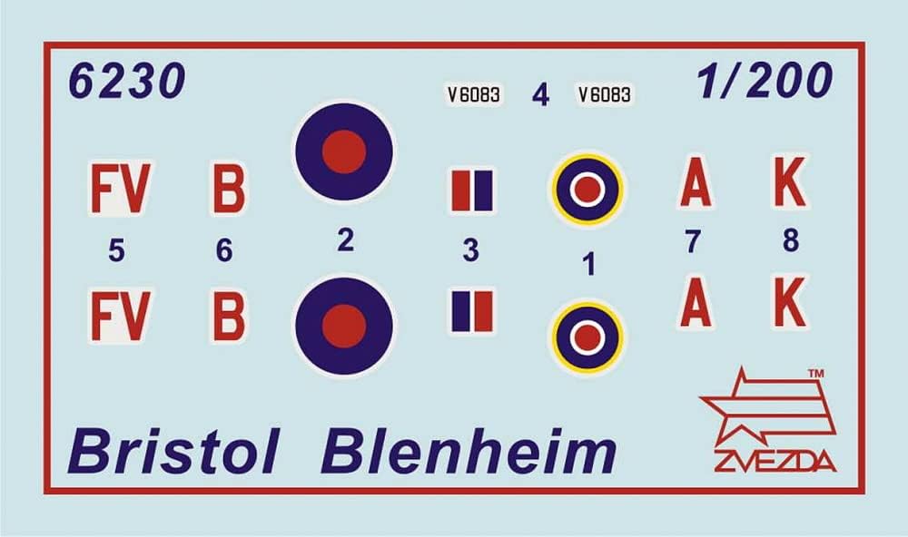 Zvezda - Z6230 - Bristol Blenheim Mk.iv