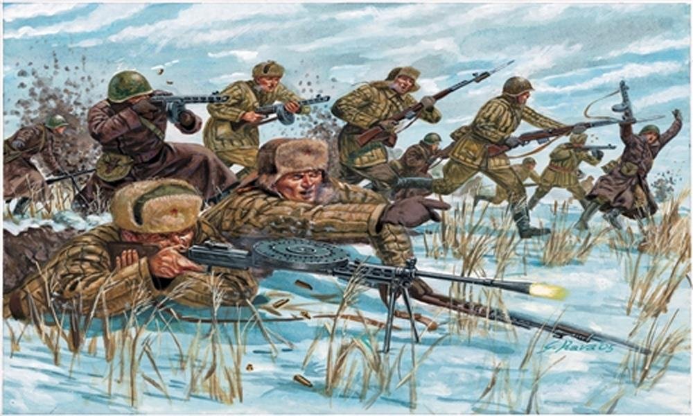 Italeri 6069S - Segundo La Primera Guerra Mundial Rusia Infantería (Uniformes de Invierno