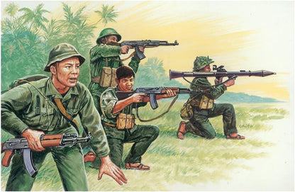 Tamiya Figurines of Vietnam soldiers of Vietnam war period Italeri 510006079, 1:72