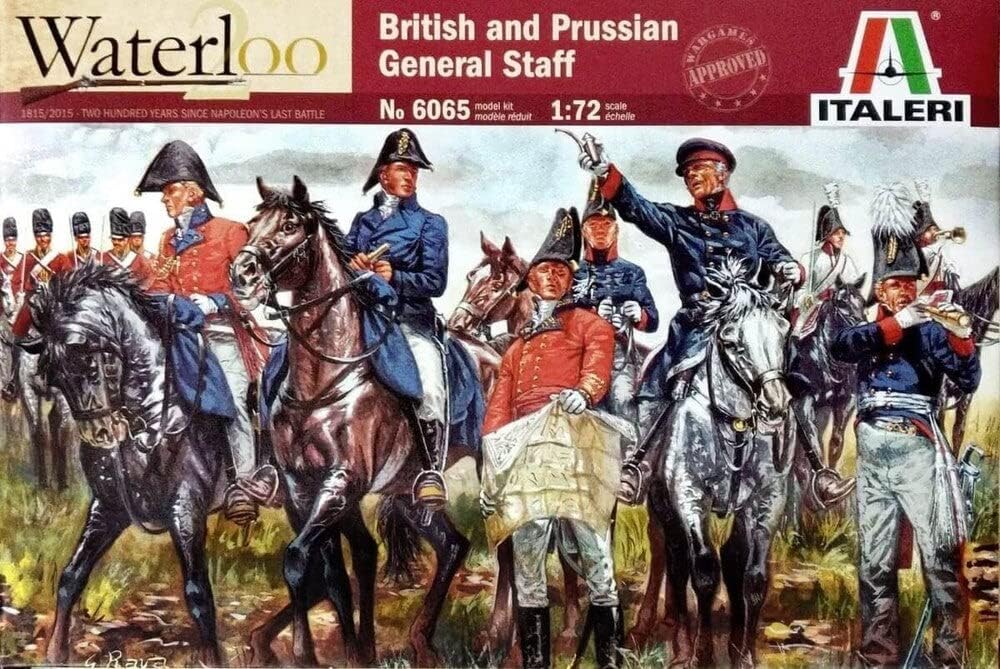 Italeri 510006065 - 1:72 British & Prussian General Staff Figures