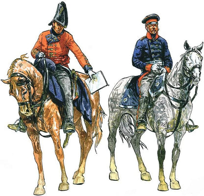 Italeri 510006065 - 1:72 British & Prussian General Staff Figures