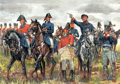 Italeri 510006065 - 1:72 British & Prussian General Staff Figures