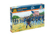Italeri 6177 Union Infantry Amerikanisch Modellbausatz, Blau, Weiß