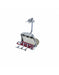 Jaegerndorfer JaegerndorferJC86200 6 Seater Armchair, 1:32 Scale, Red/Grey, Multi-Color