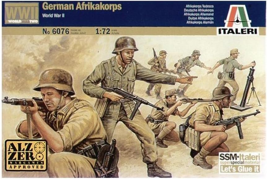 The Hobby Company Italeri 510006076 – 1:72 WW2 German Africa Corps