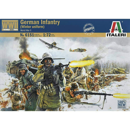 Italeri 510006151 – 1:72 Figure Set German Infantry (Winter)