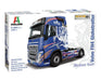 Italeri 3942S Volvo 1:24 FH4 Globetrotter/Medium Roof, Faithful Replica, Model Making, Crafts, Hobby, Gluing, Plastic Construction Kit, Assembly
