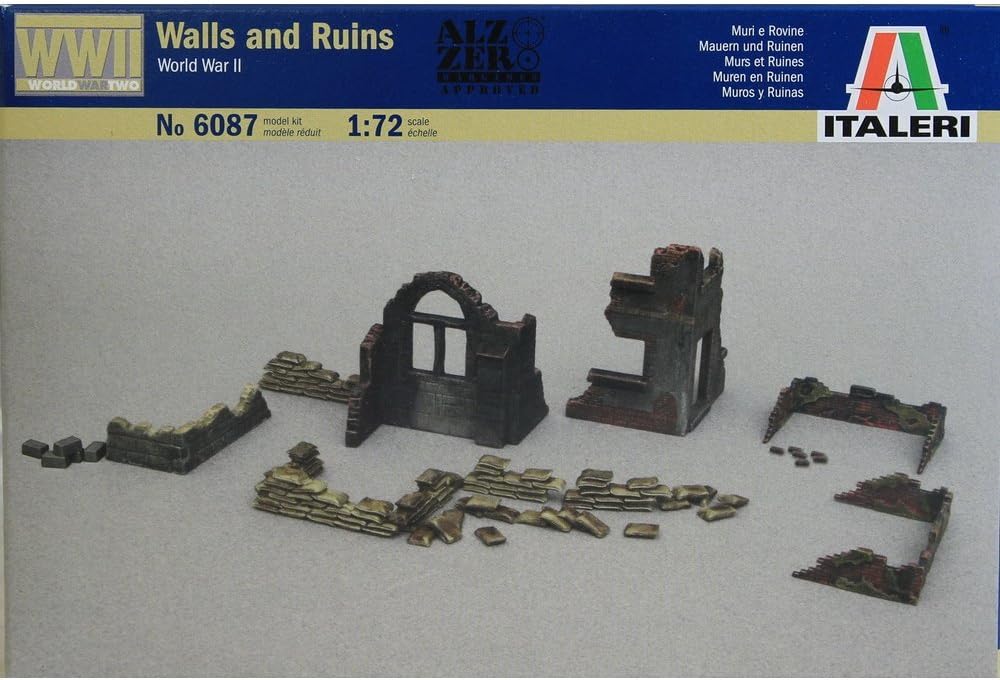 Italeri 510006087-1:72 Muren en hengels met accessoires