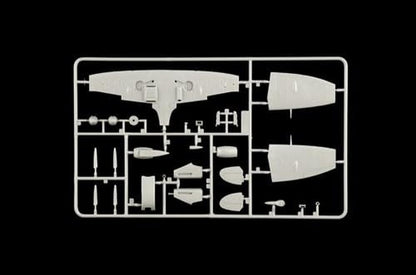 Italeri- Spitfire MK Vi 1:72 Plastic Kit Italia Modelo, Color Verde (I1307