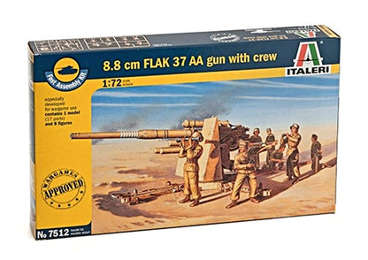 Italeri 1:72-8.8Cm Flak 37 (Fast Assembly Kits x 2