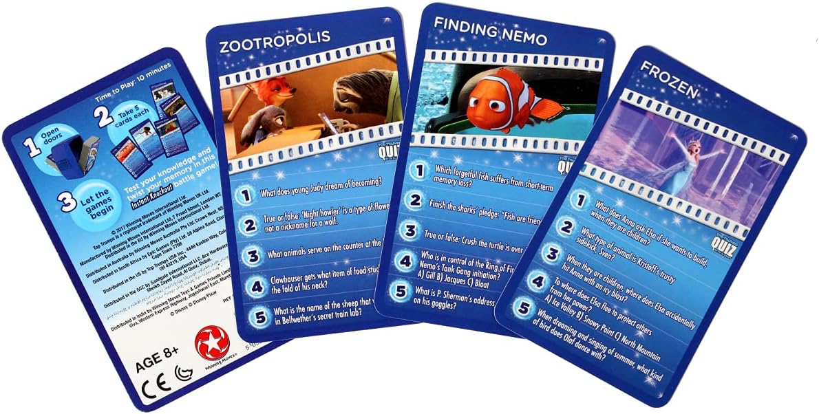 Top Trumps Disney Classic Quiz Game