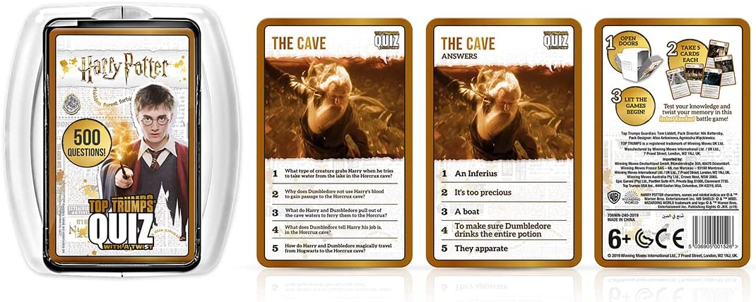 Harry Potter Top Trumps Quiz With A Twist