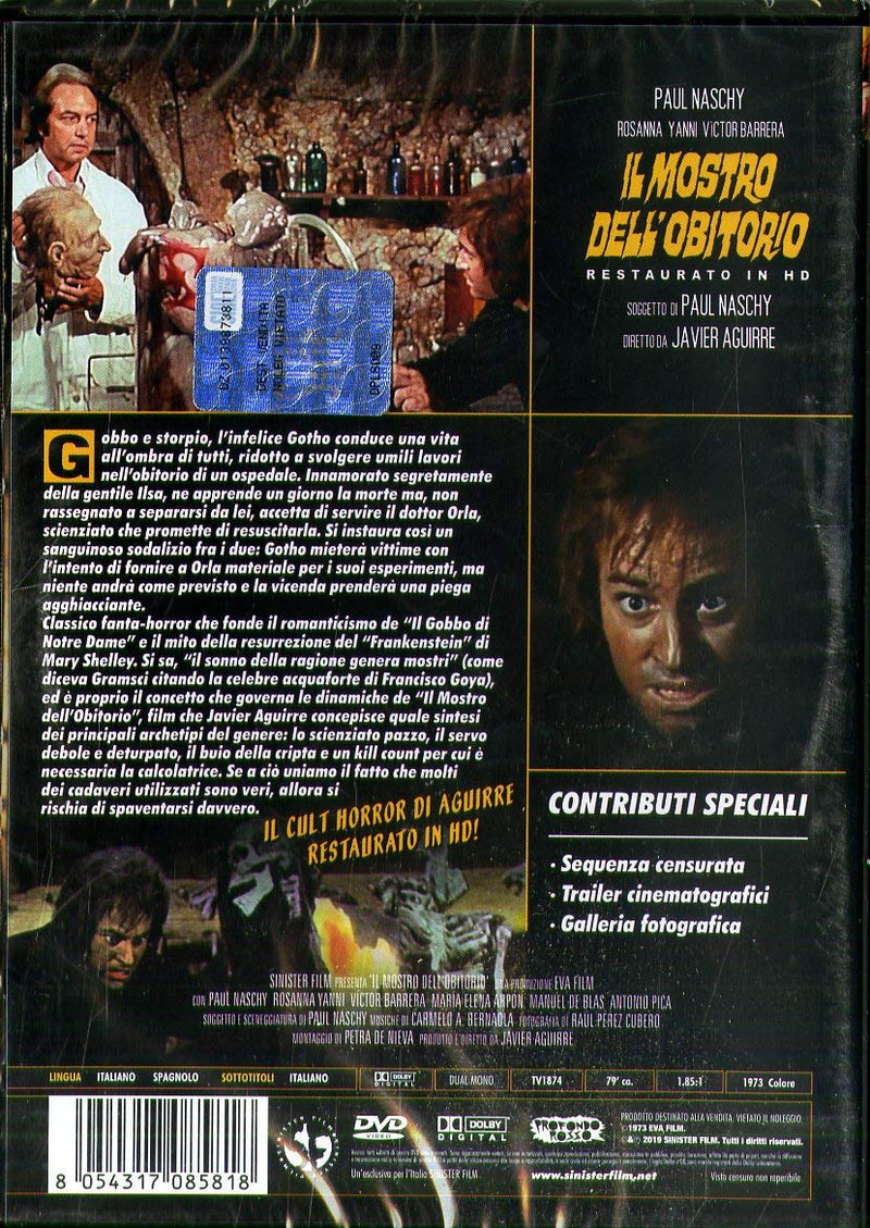 Il Mostro Dell'Obitorio (Restaurato In Hd
