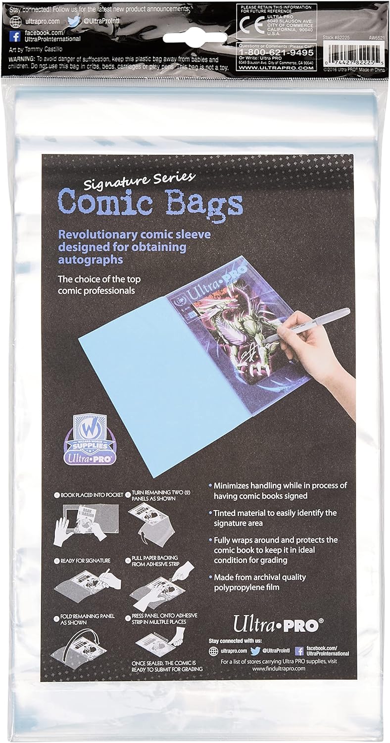 Ultra Pro Comic Bags (100-Piece