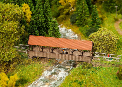 Faller FA 222574 Covered Footbridge