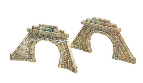 Faller 272576 – 2 tunnel portals 2 tracks (for steam and overhead line operation