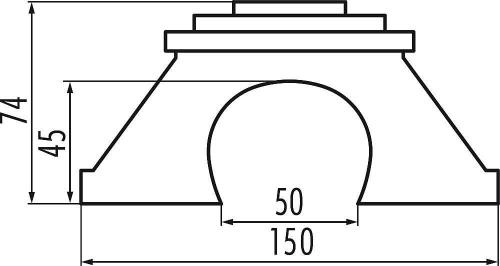 Faller 272576 – 2 tunnel portals 2 tracks (for steam and overhead line operation