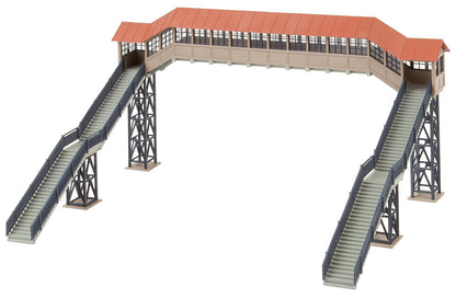 Faller FA120109 Pedestrian Bridge with Canopy Model Kit, Various
