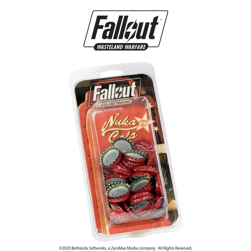 Fallout: Wasteland Warfare - Nuka-Cola Caps Set (with added sticker sheet)