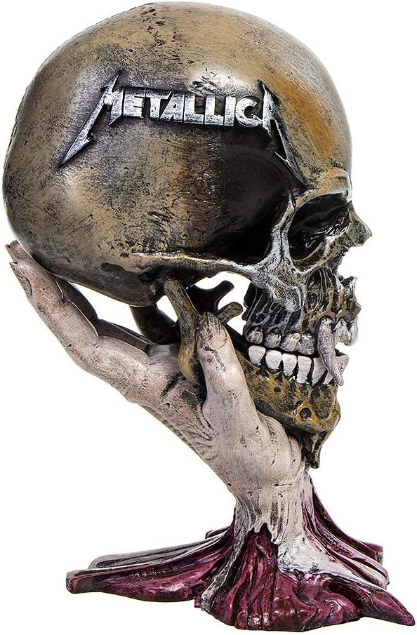 Nemesis Now Metallica Sad But True Skull 22cm, Resin, Taupe