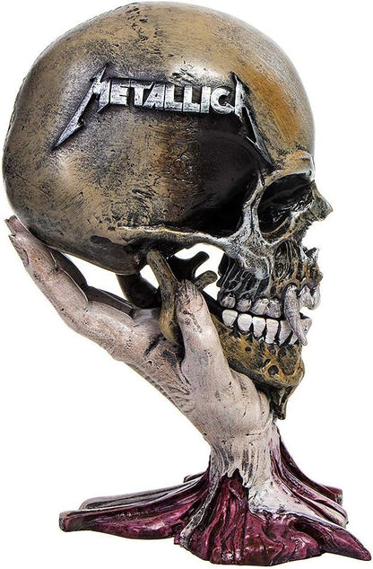 Nemesis Now Metallica Sad But True Skull 22cm, Resin, Taupe