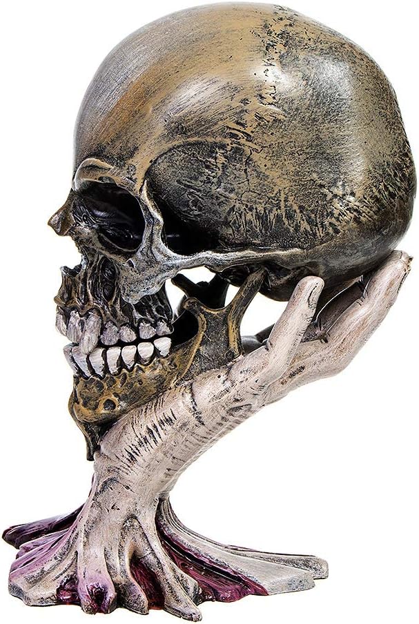Nemesis Now Metallica Sad But True Skull 22cm, Resin, Taupe