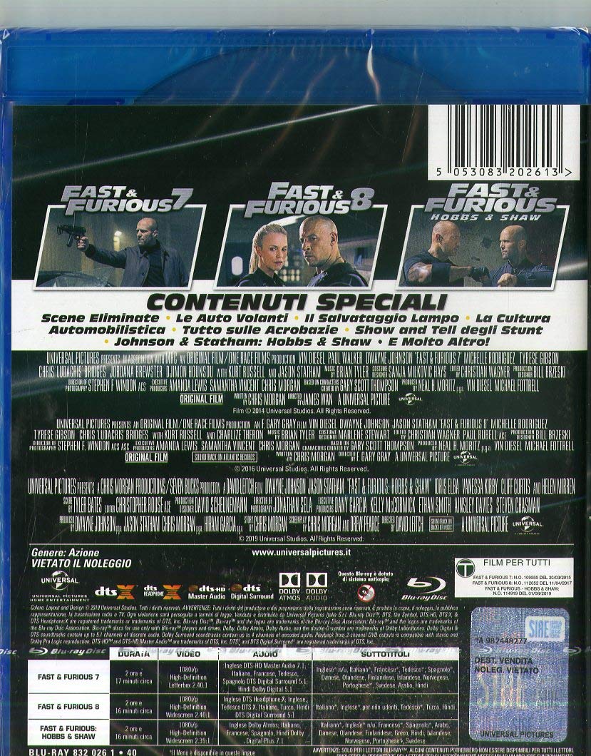 Fast & Furious: Hobbs & Shaw Collection