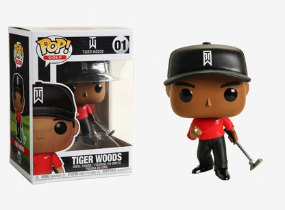 Funko Pop! Golf: Tiger Woods (Red Shirt