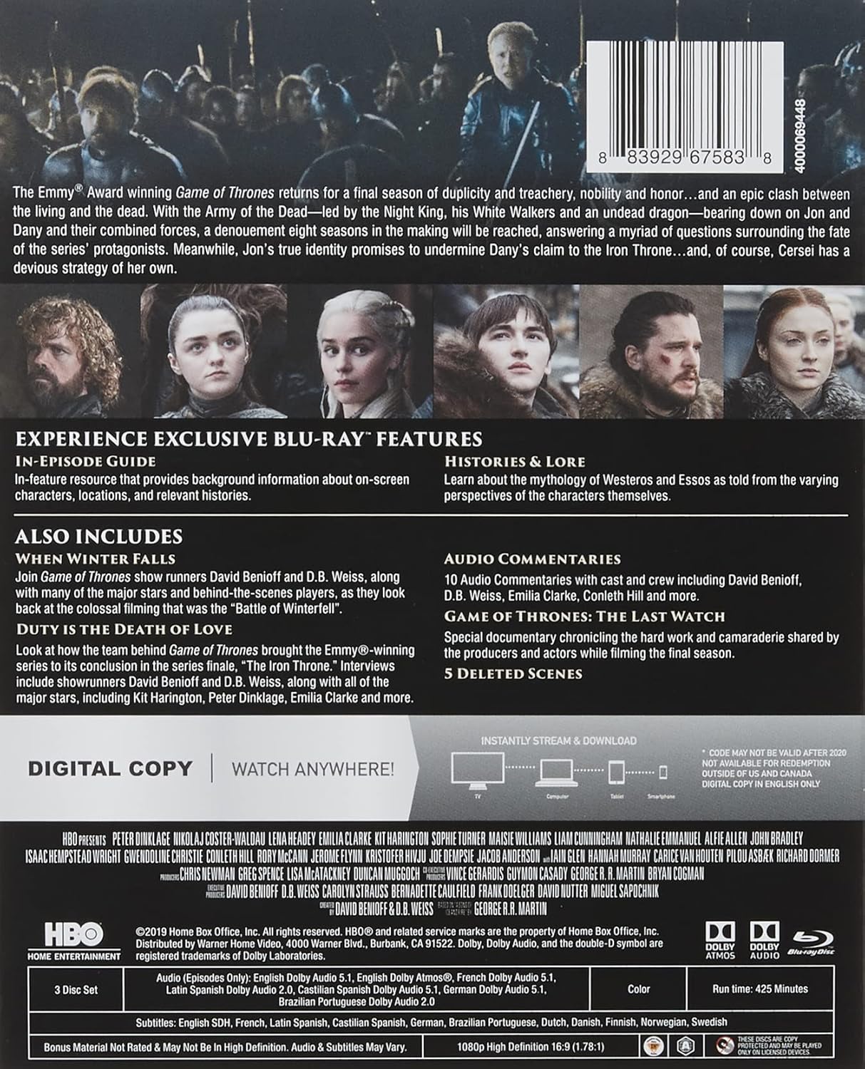 Game of Thrones: The Complete Eighth Season