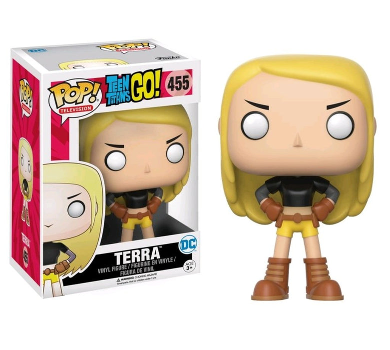 Funko-Figura Pop Teen Titans Go Terra, 6 x 6 x 10 cm (455