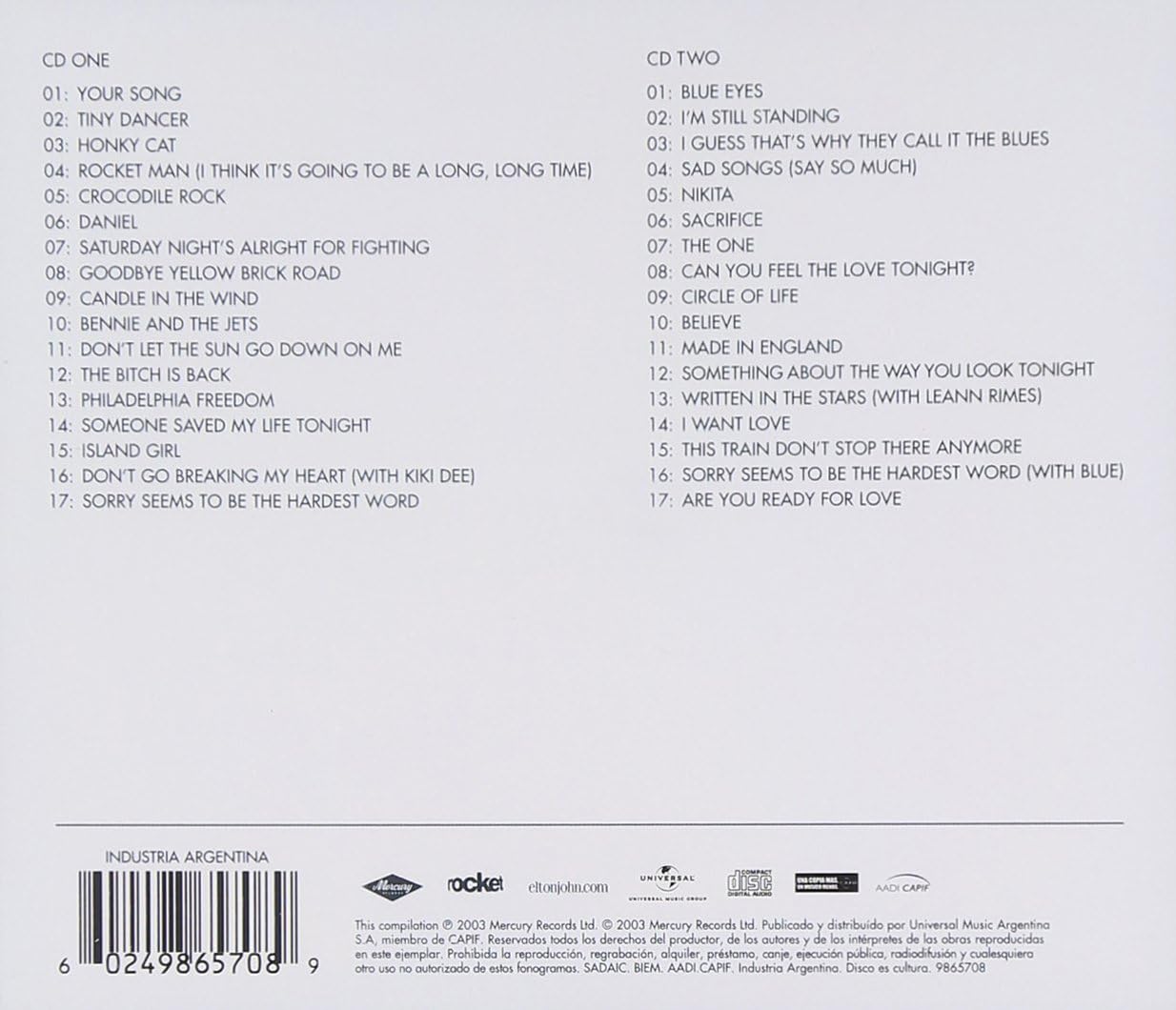 Greatest Hits 1970-2002