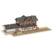 FALLER Bahnhof Schwarzach Modellbausatz mit 126 Einzelteilen 251 x 120 x 74 mm I Modelleisenbahn Zubehör N Gebäude I Modelleisenbahn N Bahnhof