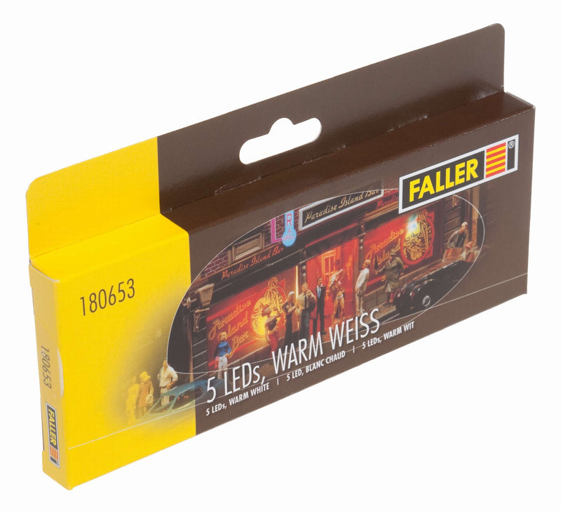 Faller - 5 Leds Warm Wit