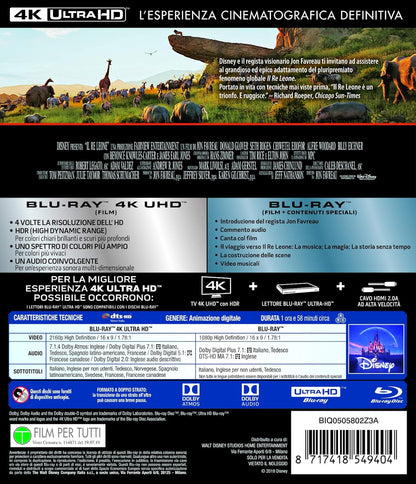 Il Re Leone Action) (4k+Br