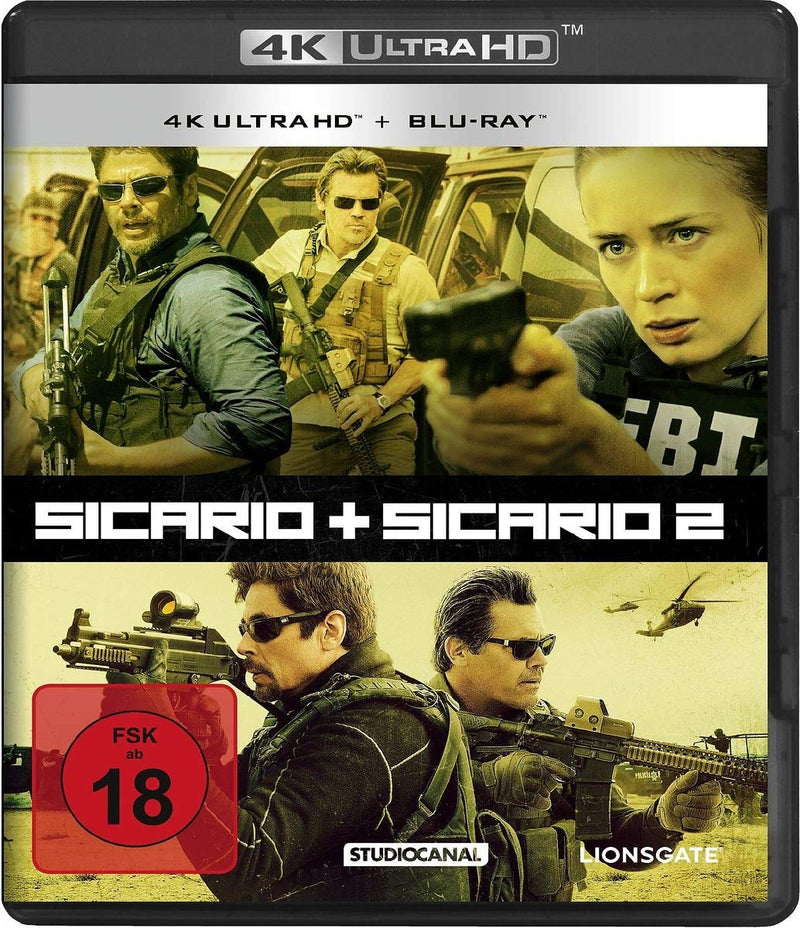 Sicario 1 4K Ultra-HD (+ 2 Blu-Ray's)