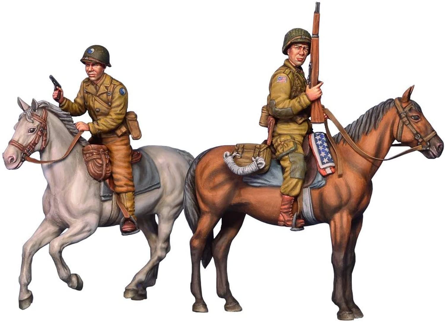 Miniart MIN35151 U.S.Horsemen, Normandy 1944 Model Kit, Various, Mittel