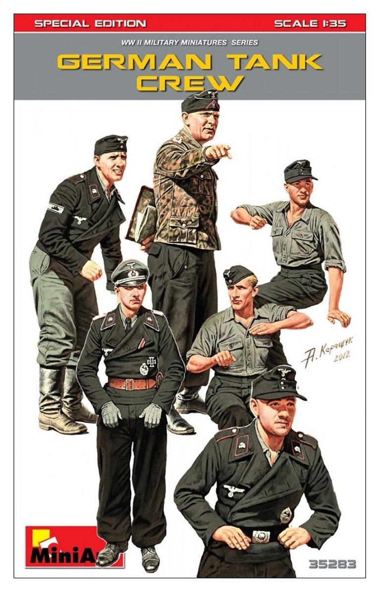 Miniart MIN35283 German Tank Crew. Special Edition Model Kit, Various, Mittel