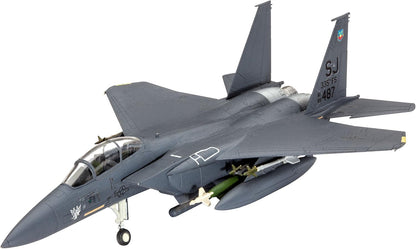 Revell 03972 F-15E Strike Eagle & bombs 1:144 Scale Unbuilt/Unpainted Plastic Model Kit, aqua
