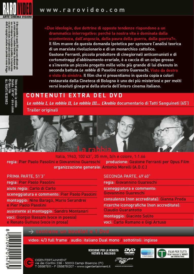La Rabbia - Pasolini Guareschi