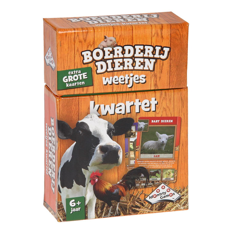 Identity Games kwartet Boerderijdieren