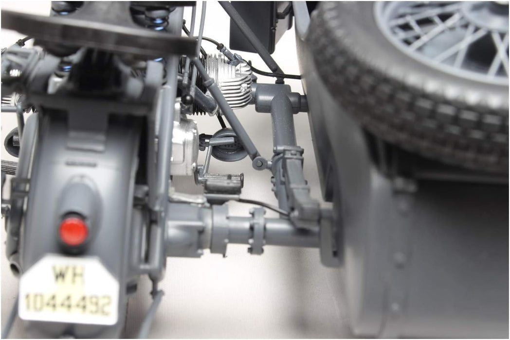 Italeri 7406 510007406 – 1:9 Zündapp KS 750 Building, Stand Model Making, Crafts, Hobby, Gluing, Plastic Kit, Unvarnished