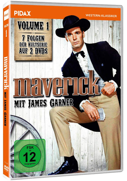 Maverick, Vol. 1 / Sieben Folgen der legendären Westernserie mit James Garner (Pidax Western-Klassiker)