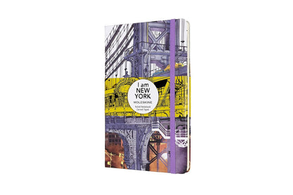 Moleskine I Am New York Notebook Large Ruled Lined White Hardcover (5 x 8.25) 240 Pages