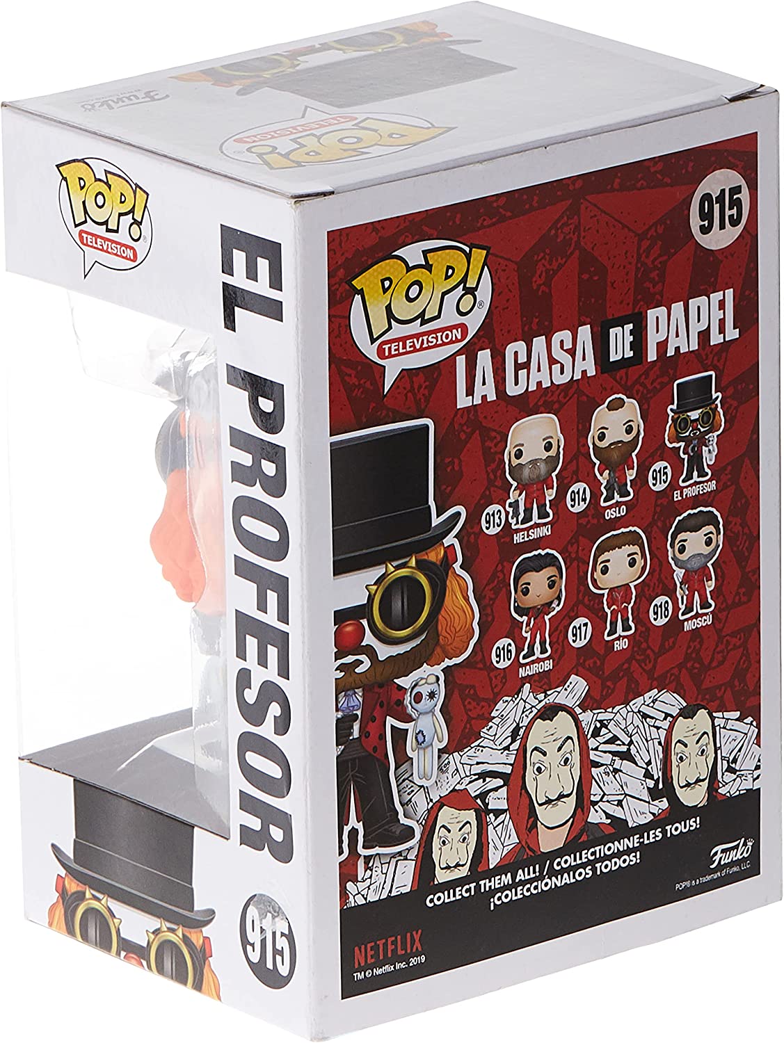 Funko POP! TV: La Casa De Papel - Professor - Money Heist - Collectable Vinyl Figure - Gift Idea - Official Merchandise - Toys for Kids & Adults - TV Fans - Model Figure for Collectors and Display