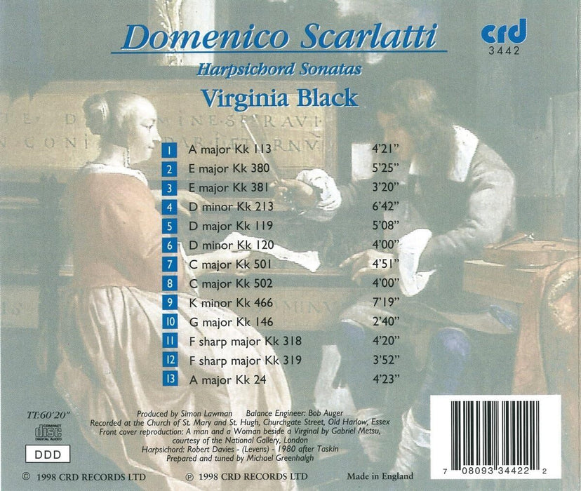 Domenico Scarlatti: Sonatas for Harpsichord