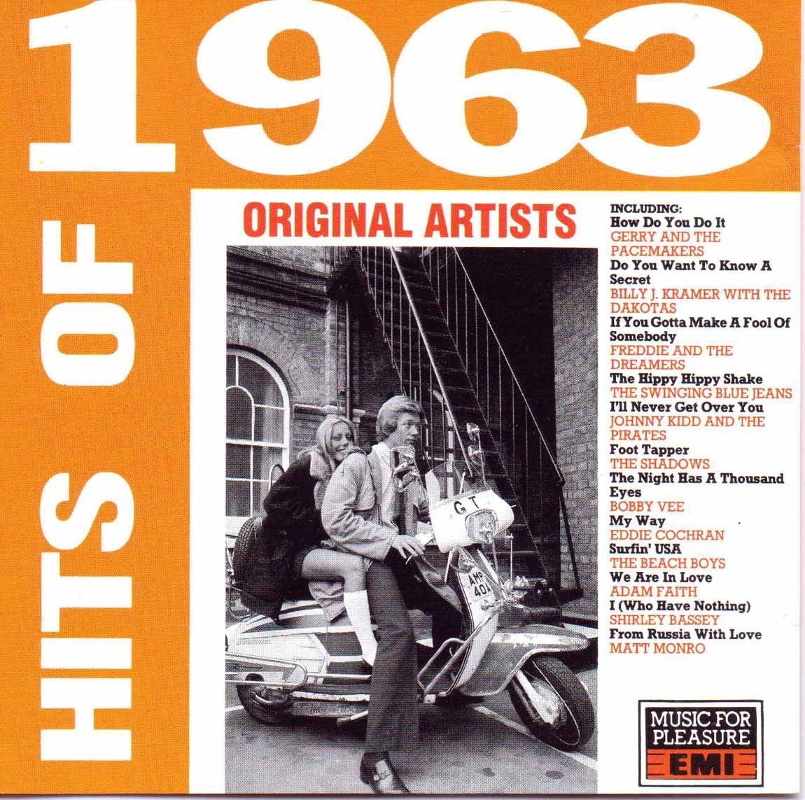 Gerry and the Pacemakers, Billy J. Kramer & Dakotas, Hollies, Bobby Vee..