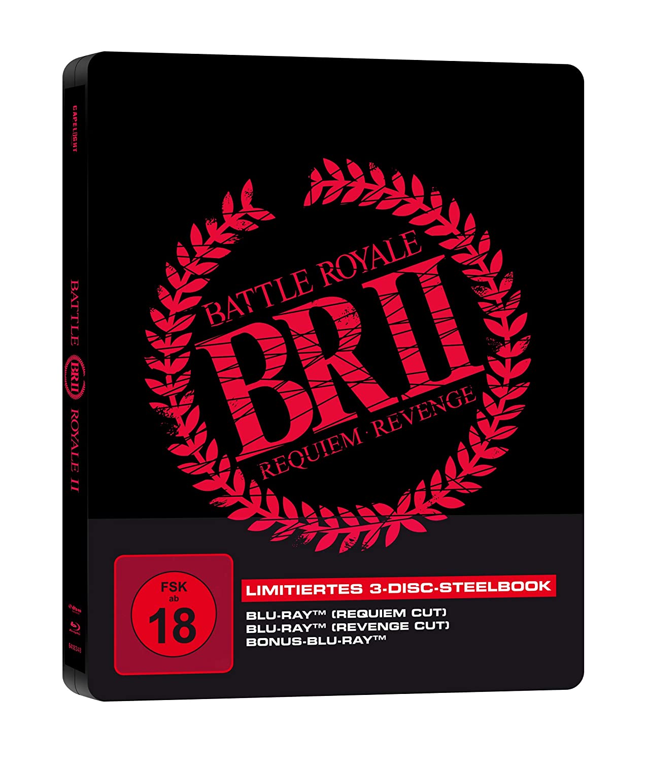 FUKASAKU, KINJI / FUKASAKU, KENTA - BATTLE ROYALE 2 - 3-DISC STEELBOOK INKL. REQUIEM CUT, REVENGE CUT UND BONUS-BD