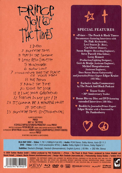 Prince – Sign "O" the Times - Limited Mediabook Edition (+ Bonus-BR) (+ Bonus-DVD)