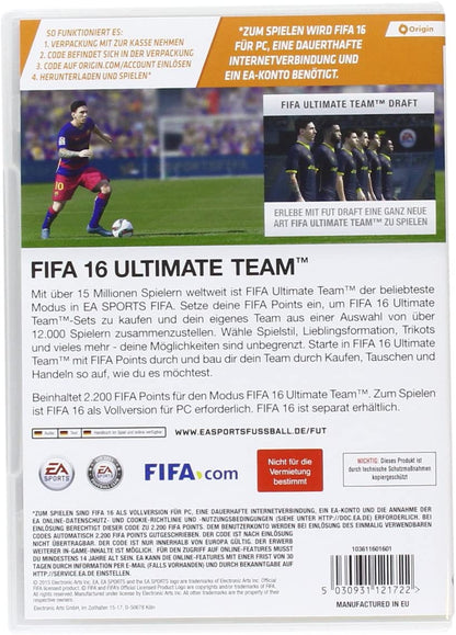 Fifa 16 2200 Ultimate Team Punkte (Dlc Only)